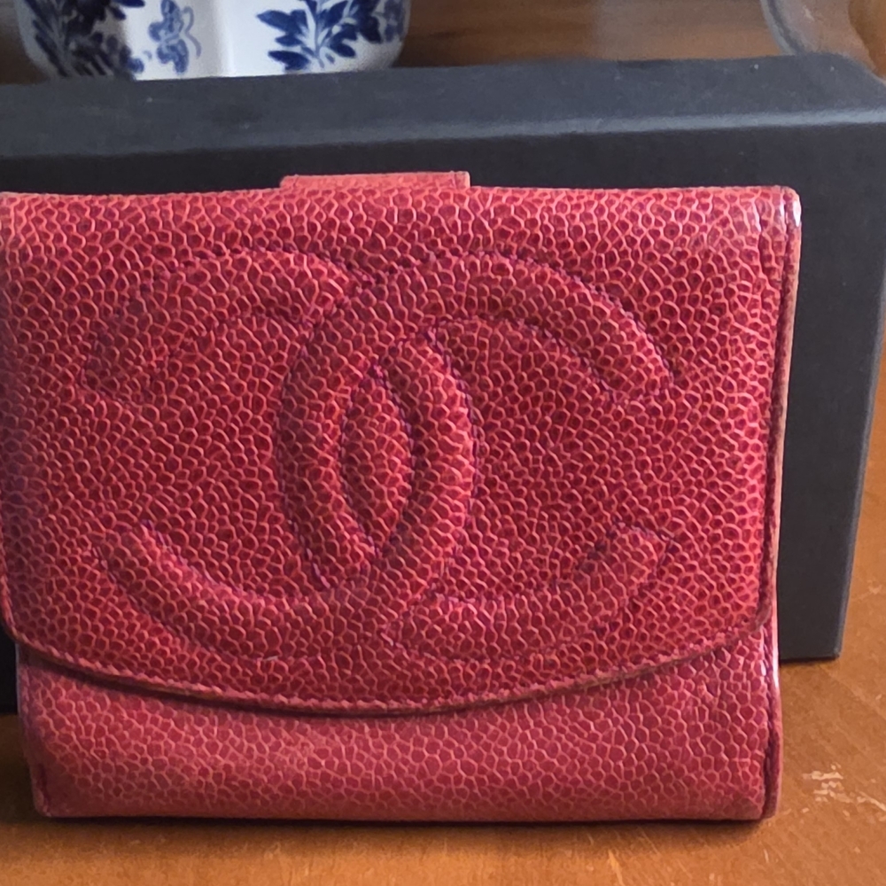Chanel Red Women's Wallet
